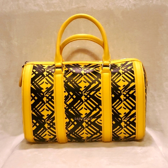 Sassy Jones Handbags - Sassy Jones Gianna Graffiti - Boston Satchel Bag